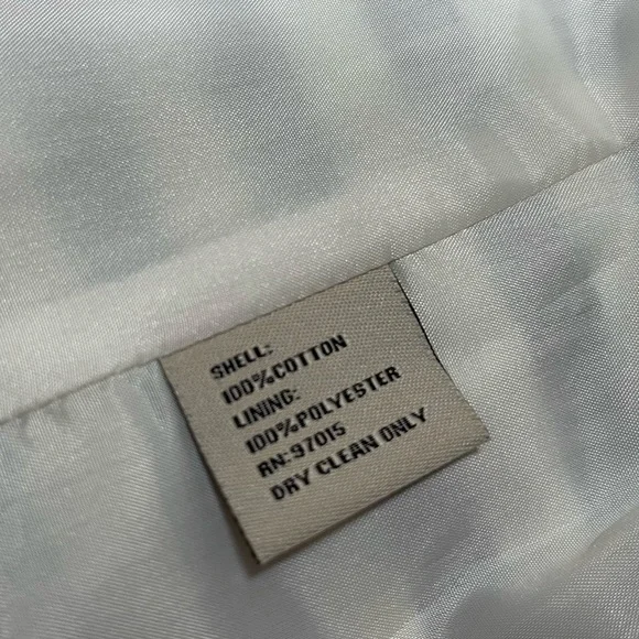 ⭐️Sharagano navy blue and off-white striped blazer - Picture 10 of 11